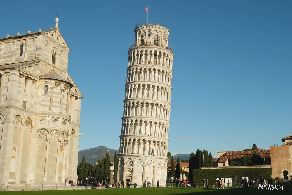 Плошча Цудаў: Пізанская вежа, Сабор і Баптыстэрый