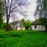 Былы гаспадарчы двор Скірмунтаў у Мештавічах Мештавічы сядзіба