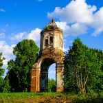 Маляўнічыя рэшткі царквы ў Росіцы Рэшткі царквы ў Росіцы
