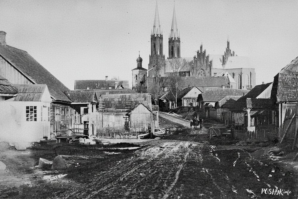 Касцёл у Відзах старое фота